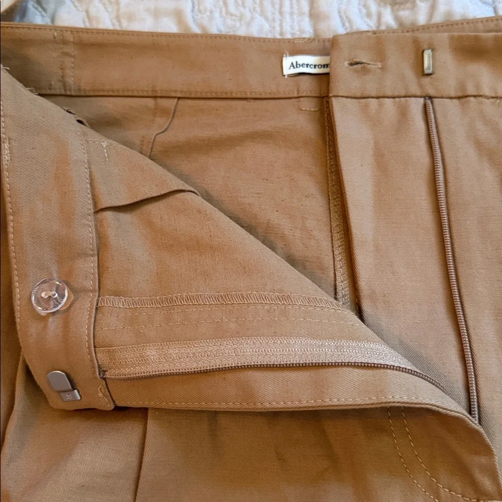 NWOT Abercrombie & Fitch Women’s Utility Tailored Wide Leg Pants Size 33 - Picture 4 of 9